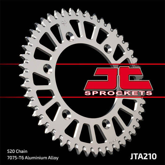 Corona de Alumínio 45 Dientes Rojo JTA210 JT Sprockets JTA210.45RED