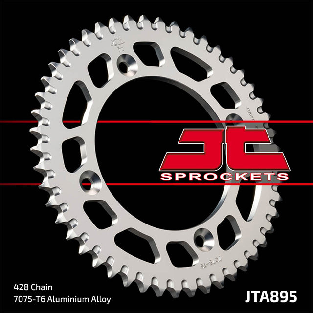 Corona de Alumínio 50 Dientes Negro JTA895 JT Sprockets