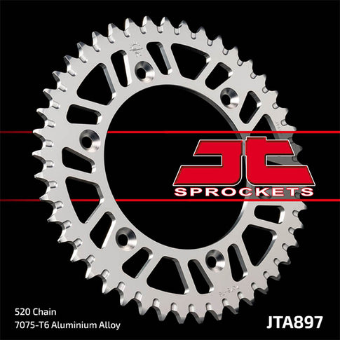 Corona KTM / Husqvarna / Husaberg Z-50 Aluminio Naranja JT Sprockets JTA897.50ORG