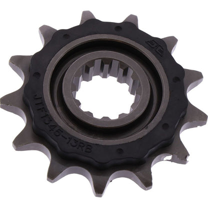Piñon de Acero 13 Dientes Con Goma JTF1345 JT Sprockets JTF1345.13RB