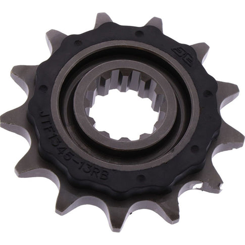Piñon de Acero 13 Dientes Con Goma JTF1345 JT Sprockets JTF1345.13RB