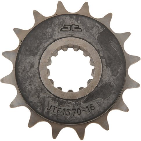 Piñon de Acero 16 Dientes Con Goma JTF1370 JT Sprockets JTF1370.16RB