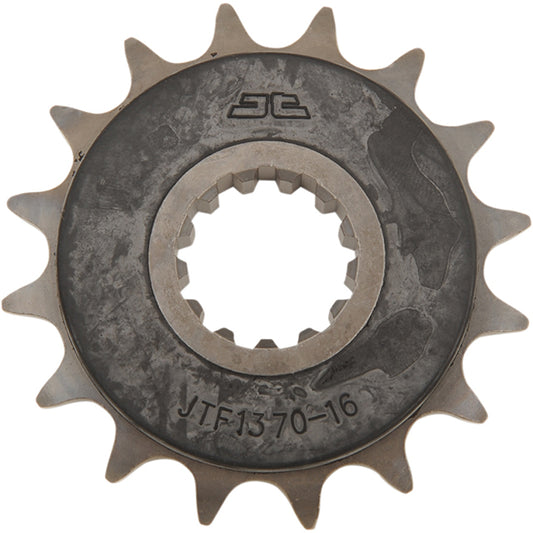Piñon de Acero 16 Dientes Con Goma JTF1370 JT Sprockets JTF1370.16RB