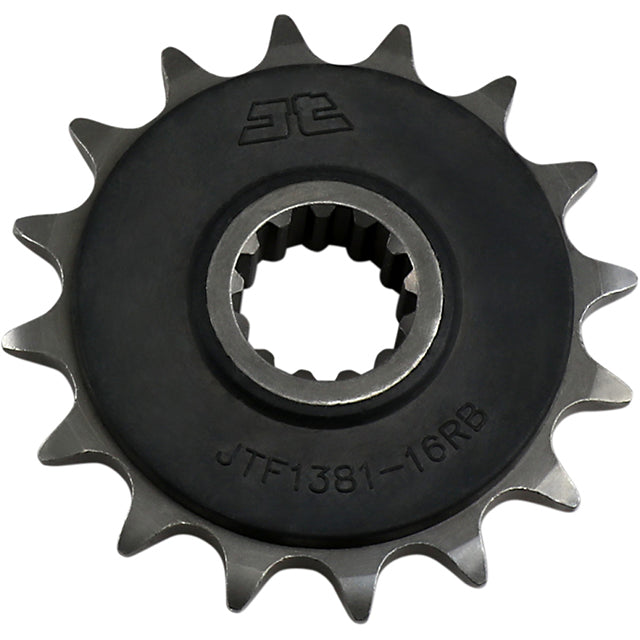 Piñon de Acero con goma Honda CB 500 13-20 Z-16 JT Sprockets JTF1381.16RB