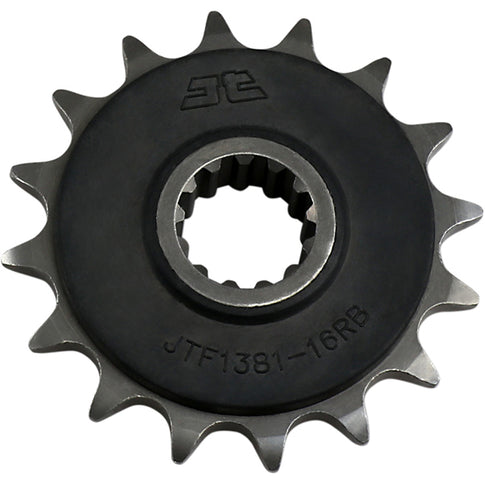 Piñon de Acero con goma Honda CB 500 13-20 Z-16 JT Sprockets JTF1381.16RB