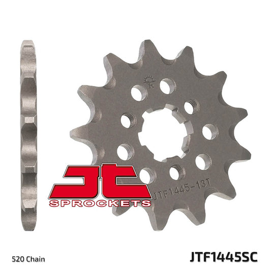 Piñon de acero antibarro Kawasaki KX 125 1994-08 Z-12 JT Sprockets JTF1445.12SC