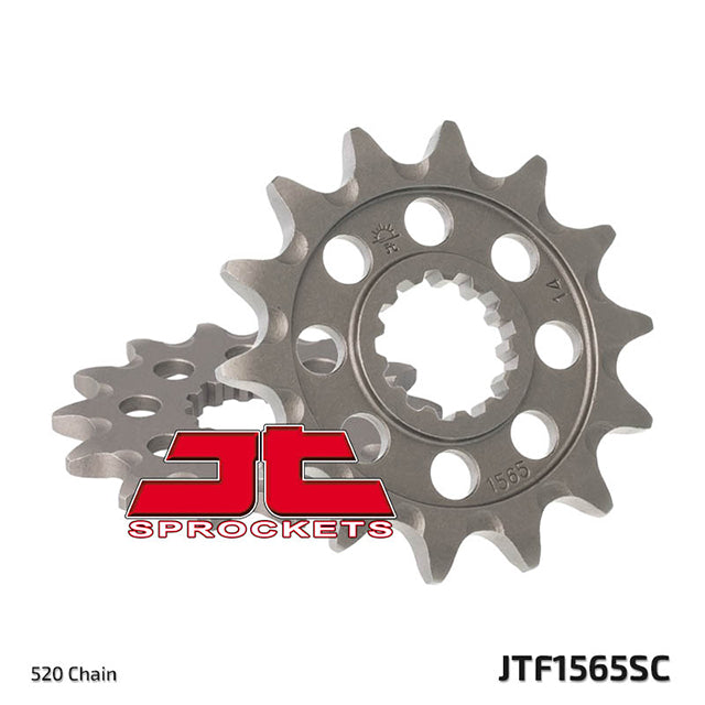 Piñon de acero antibarro Kawasaki KXF 450 2006-20 Z-14 JT Sprockets JTF1565.14SC