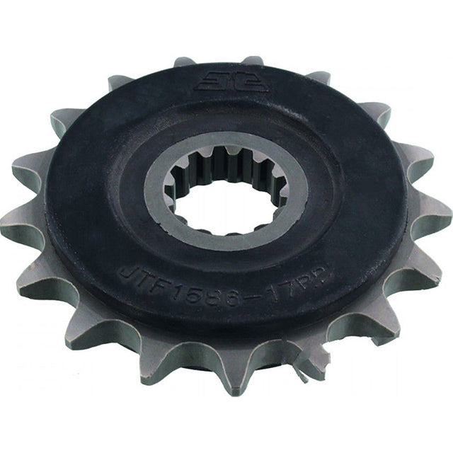 Piñon de Acero 17 Dientes Con Goma JTF1586 JT Sprockets JTF1586.17RB