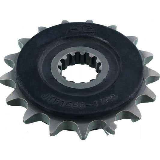 Piñon de Acero 17 Dientes Con Goma JTF1586 JT Sprockets JTF1586.17RB