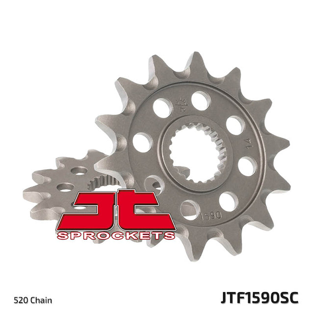 Piñon de acero antibarro Yamaha YZ 125 05-21 / YZ 250 F 01-21 / WR 250 01-19 Z-13 JT Sprockets JTF1590.13SC