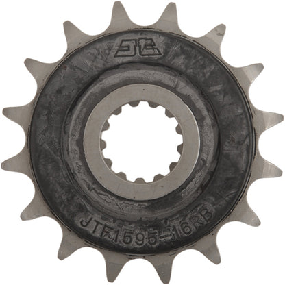 Piñon de Acero 16 Dientes Con Goma JTF1595 JT Sprockets JTF1595.16RB