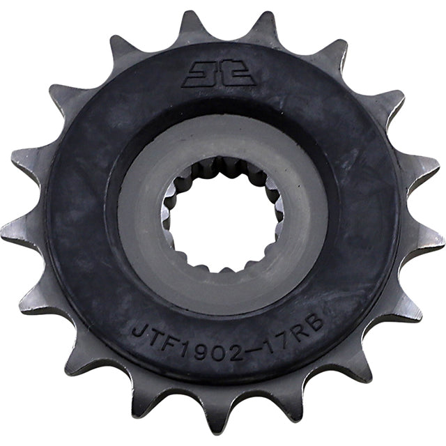 Piñon de Acero 17 Dientes Con Goma JTF1902 JT Sprockets JTF1902.17RB