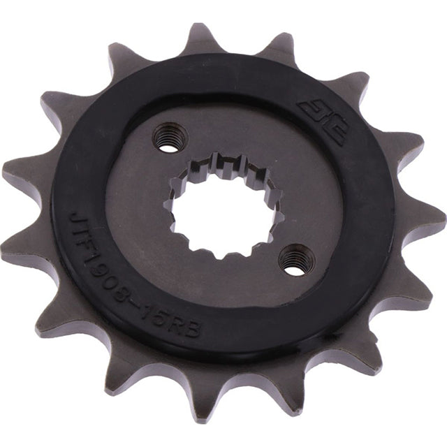 Piñon de Acero 15 Dientes Con Goma JTF1908 JT Sprockets JTF1908.15RB
