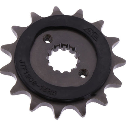 Piñon de Acero 15 Dientes Con Goma JTF1908 JT Sprockets JTF1908.15RB