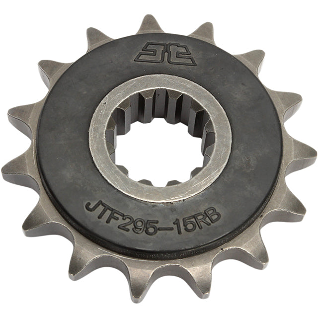 Piñon de Acero 15 Dientes Con Goma JTF295 JT Sprockets JTF295.15RB