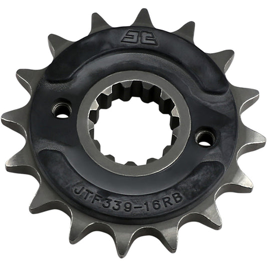 Piñon de Acero 16 Dientes Con Goma JTF339 JT Sprockets JTF339.16RB