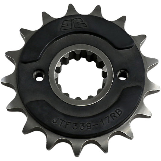 Piñon de Acero 17 Dientes Con Goma JTF339 JT Sprockets JTF339.17RB