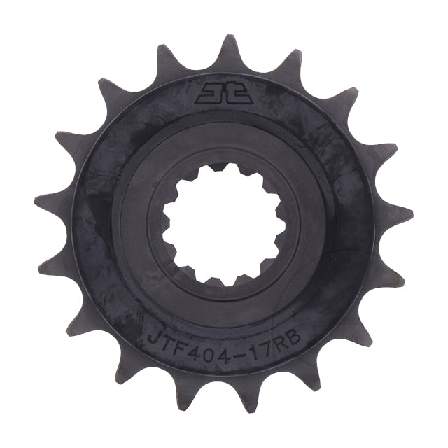 Piñon de Acero 17 Dientes Con Goma JTF404 JT Sprockets JTF404.17RB