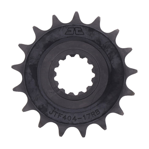 Piñon de Acero 17 Dientes Con Goma JTF404 JT Sprockets JTF404.17RB
