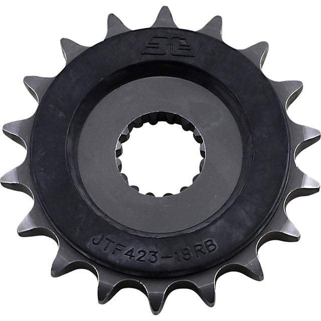 Piñon de Acero 18 Dientes Con Goma JTF423 JT Sprockets JTF423.18RB