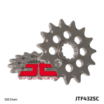 Piñon de acero anitbarro Suzuki RM 250 89-12 / Suzuki DRZ 400 00-07 Z-14 JT Sprockets JTF432.14SC