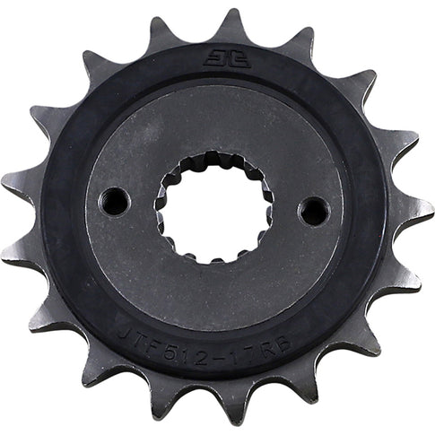Piñon de Acero 17 Dientes Con Goma JTF512 JT Sprockets JTF512.17RB