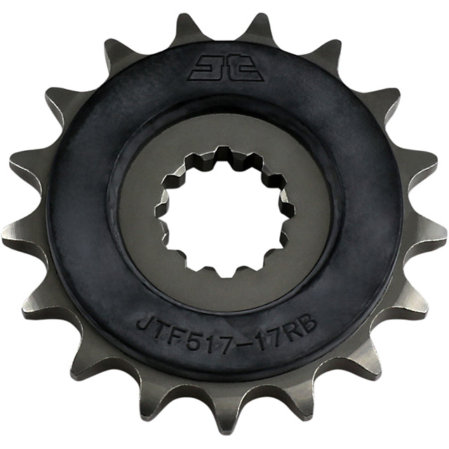 Piñon de Acero 17 Dientes Con Goma JTF517 JT Sprockets JTF517.17RB