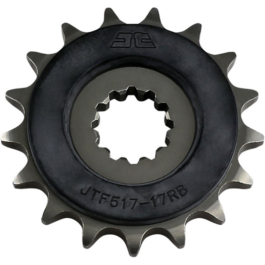 Piñon de Acero 17 Dientes Con Goma JTF517 JT Sprockets JTF517.17RB