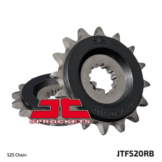 Piñon de Acero 14 Dientes Con Goma JTF520 JT Sprockets JTF520.14RB