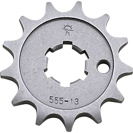Piñon de acero Kawasaki KX 65/85 2001-21 Paso cadena 428 Z-13 JT Sprockets JTF555.13