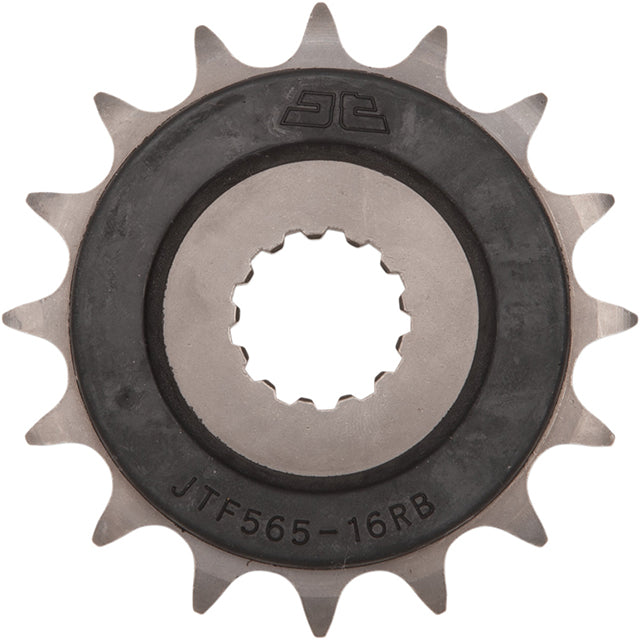 Piñon de acero con goma Kawasaki Z650 / Yamaha MT-03 Z-16 JT Sprockets JTF565.16RB