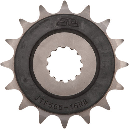 Piñon de acero con goma Kawasaki Z650 / Yamaha MT-03 Z-16 JT Sprockets JTF565.16RB