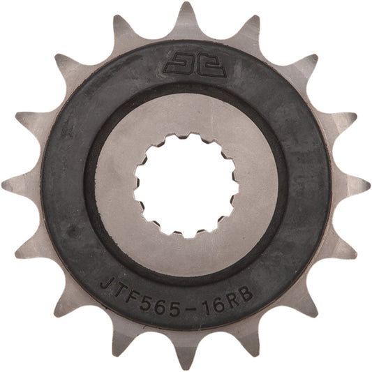 Piñon de acero con goma Kawasaki Z650 / Yamaha MT-03 Z-16 JT Sprockets JTF565.16RB