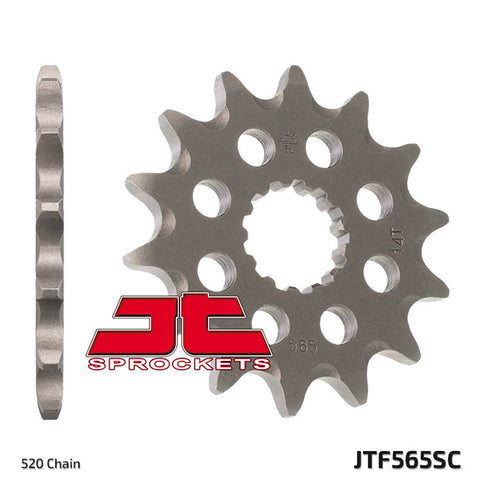 Piñon de acero antibarro Kawasaki Z650 / Yamaha MT-03 / Yamaha WR450 Z-14 JT Sprockets JTF565.14SC