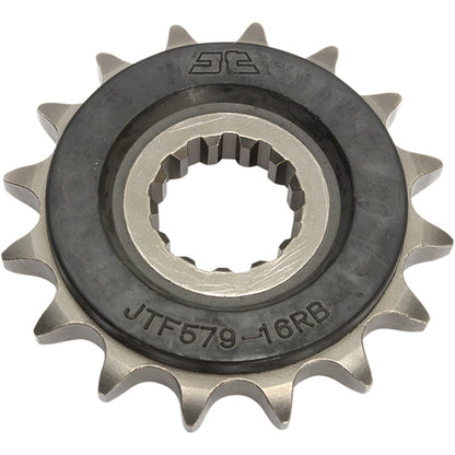 Piñon de Acero 16 Dientes Con Goma JTF579 JT Sprockets JTF579.16RB
