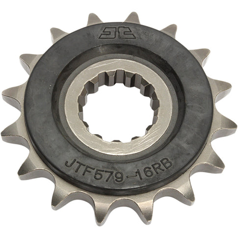 Piñon de Acero 16 Dientes Con Goma JTF579 JT Sprockets JTF579.16RB
