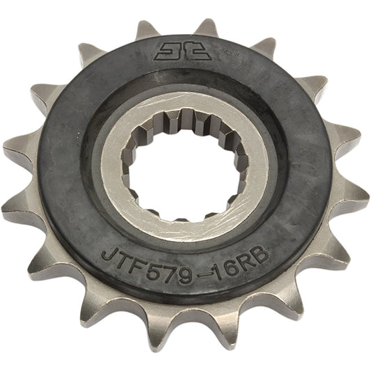 Piñon de Acero 16 Dientes Con Goma JTF579 JT Sprockets JTF579.16RB