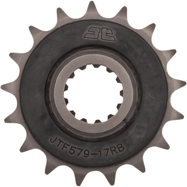 Piñon de Acero 17 Dientes Con Goma JTF579 JT Sprockets JTF579.17RB