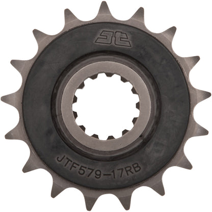 Piñon de Acero 17 Dientes Con Goma JTF579 JT Sprockets JTF579.17RB