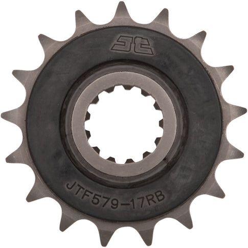 Piñon de Acero 17 Dientes Con Goma JTF579 JT Sprockets JTF579.17RB