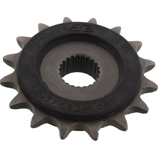 Piñon de Acero 16 Dientes Con Goma JTF582 JT Sprockets JTF582.16RB