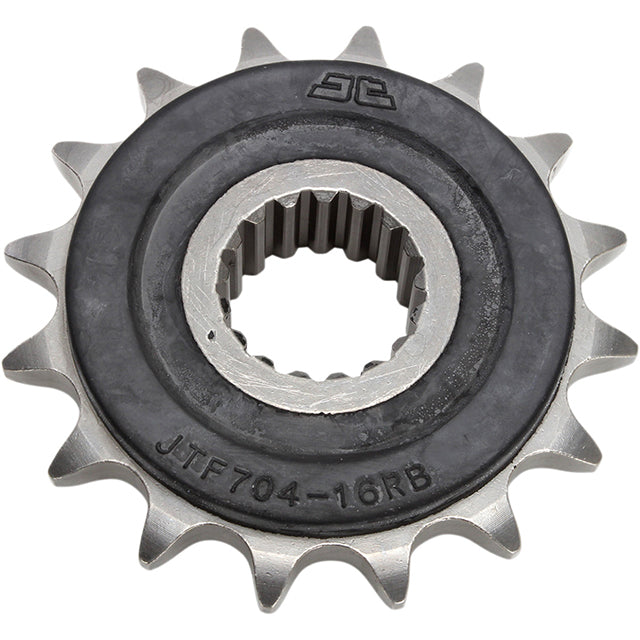 Piñon de Acero Con Goma Aprilia RSV 1000 / BMW F800 Z-16 JT Sprockets JTF704.16RB