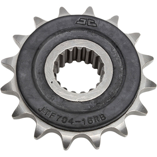 Piñon de Acero Con Goma Aprilia RSV 1000 / BMW F800 Z-16 JT Sprockets JTF704.16RB