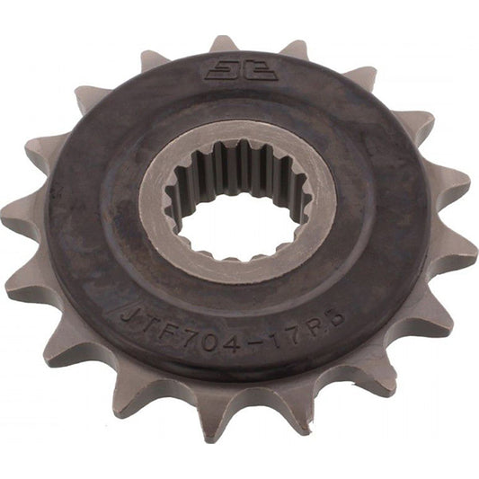 Piñon de Acero Con Goma Aprilia RSV 1000 / BMW F800  Z-17 JT Sprockets JTF704.17RB