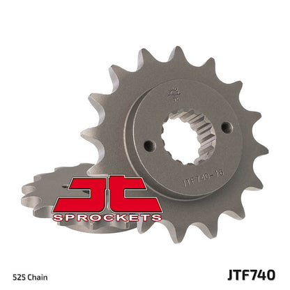 Piñon de Acero 15 Dientes Con Goma JTF740 JT Sprockets