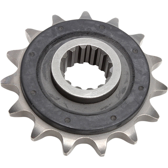 Piñon de Acero 15 Dientes Con Goma JTF741 JT Sprockets
