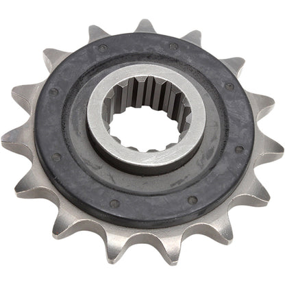 Piñon de Acero 15 Dientes Con Goma JTF741 JT Sprockets