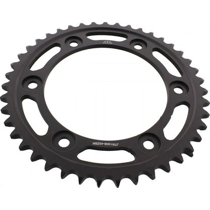 Corona de Acero 43 Dientes Zinc Negro JTR1306 JT Sprockets JTR1306.43ZBK