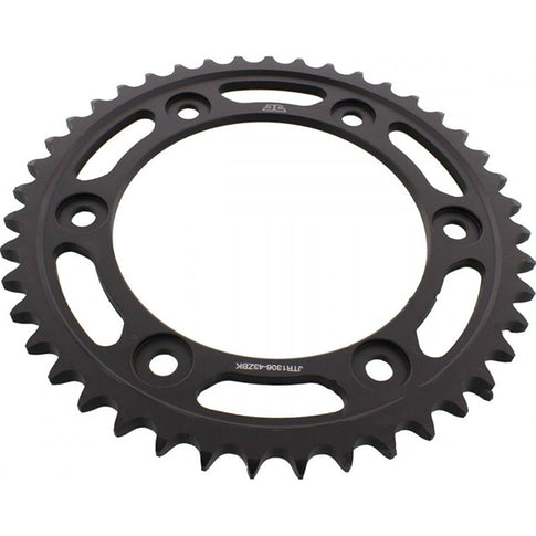 Corona de Acero 43 Dientes Zinc Negro JTR1306 JT Sprockets JTR1306.43ZBK