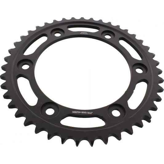 Corona de Acero 43 Dientes Zinc Negro JTR1306 JT Sprockets JTR1306.43ZBK